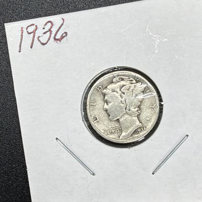 LOT 70: Collection of Barber Dimes - 90% Silver - 11 U.S. Coins
