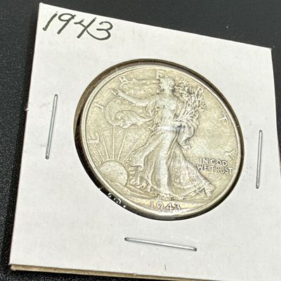 LOT 68: Collection of Walking Liberty Half Dollars - 90% Silver - Six U.S. Coins