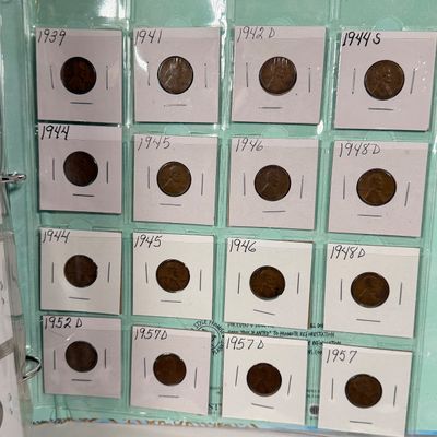 LOT 6: Big Collection of Lincoln Head Wheat Pennies