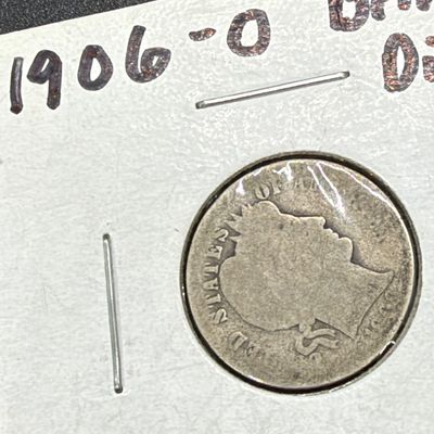 LOT 69: Collection of Barber Dimes - 90% Silver - Nine U.S. Coins