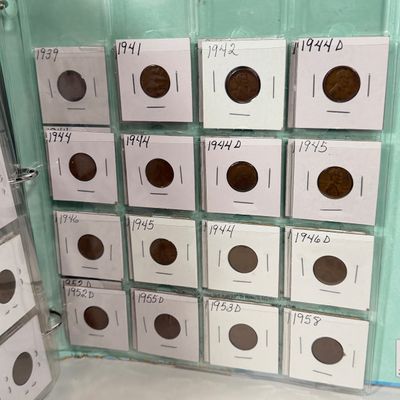 LOT 6: Big Collection of Lincoln Head Wheat Pennies