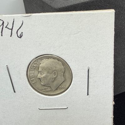 LOT 80: Collection of 90% Silver US Roosevelt Dimes - 7 Coins