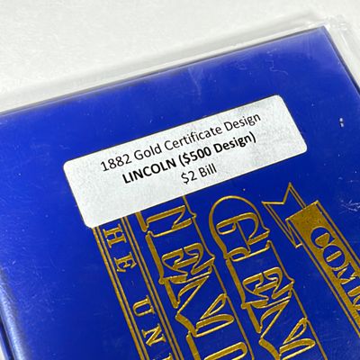 LOT 40: Hybrid $2 Bill w. Commemorative Art Overlays in Cases w/ Certificates from Merrick Mint (3)
