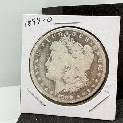 LOT 106: 1899-O Morgan Silver Dollar Coin