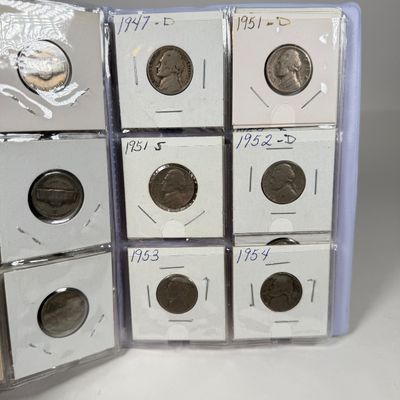 LOT 37: Collection of Nickels - Liberty, Buffalo, Jefferson - in Collector Booklet