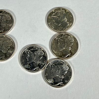 LOT 58: Mixed Lot of Vintage / Antique U.S. Coins - Mostly Silver