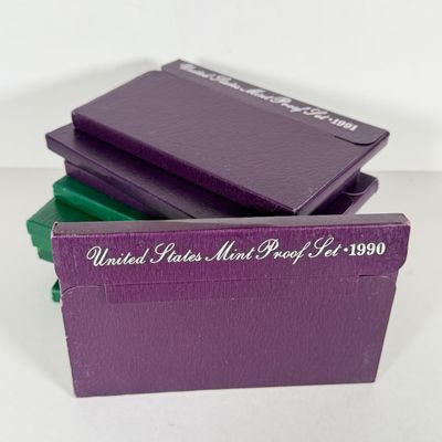 LOT 55: United States Mint Proof Sets - 1990s