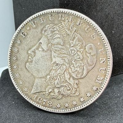 LOT 112: 1878 Morgan Silver Dollar Coin