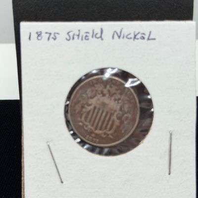 LOT 73: Collection of Antique US Shield Nickels - 1800s