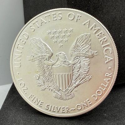 LOT 111: 2019 American Eagle 1 Ounce .999 Fine Silver Dollar Coin