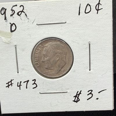 LOT 80: Collection of 90% Silver US Roosevelt Dimes - 7 Coins