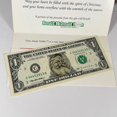 LOT 46: Art Overlaid US Bills - $1 and $2 Notes