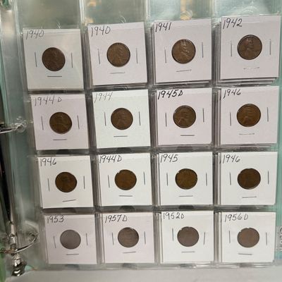 LOT 6: Big Collection of Lincoln Head Wheat Pennies