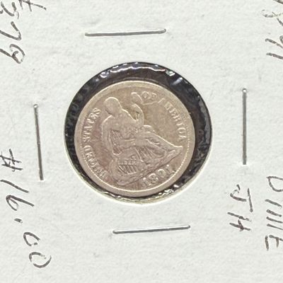 LOT 75: Collection of Seated Liberty US Dimes and More
