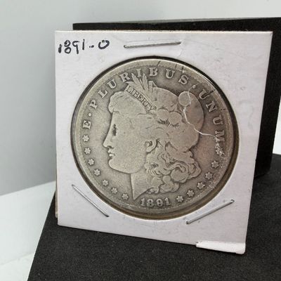 LOT 103: 1891-O Morgan Silver Dollar US Coin