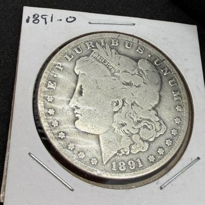 LOT 103: 1891-O Morgan Silver Dollar US Coin