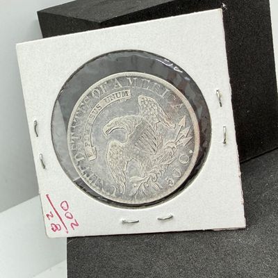 LOT 99: 1824 Capped Bust Silver Dollar US Coin - 90% silver