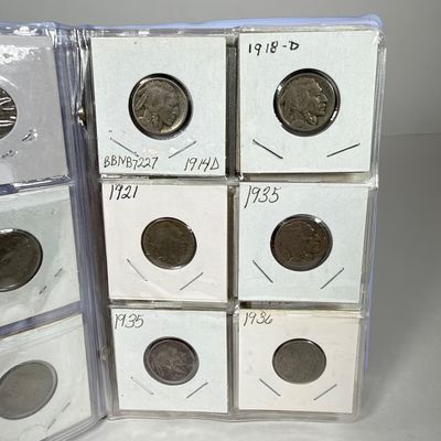 LOT 37: Collection of Nickels - Liberty, Buffalo, Jefferson - in Collector Booklet