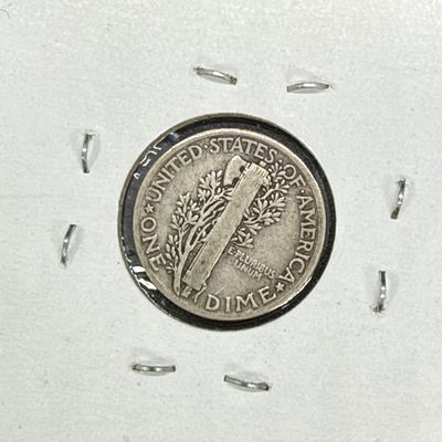 LOT 123: Collection of Mercury Dimes - 90% Silver - 12 U.S. Coins