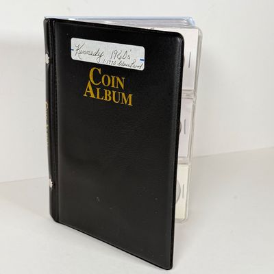 LOT 39: Collection of Kennedy Half Dollars - 40% Silver - 1966 through 1969 - in Collector Booklet