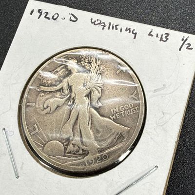 LOT 60: Collection of Walking Liberty Half Dollars - 90% Silver - Six U.S. Coins