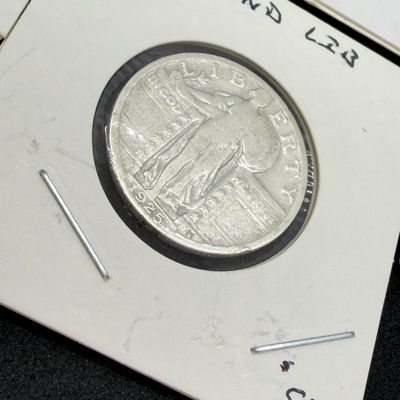 LOT 118: Four 1925 Standing Liberty 90% Silver US Quarters
