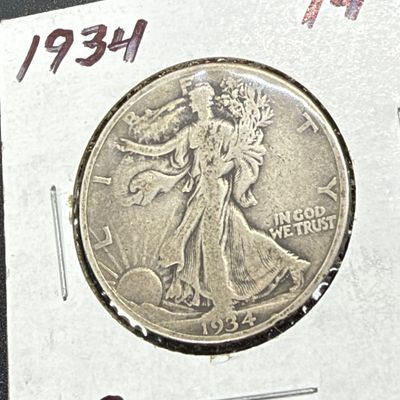 LOT 63: Collection of Walking Liberty Half Dollars - 90% Silver - Six U.S. Coins