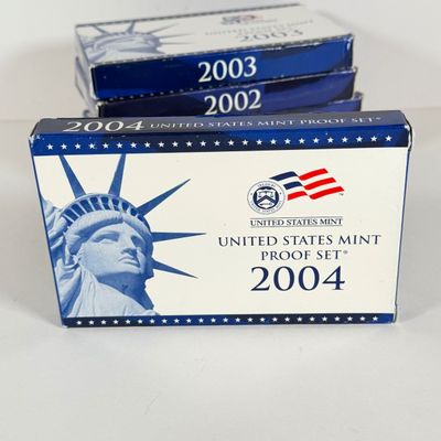 LOT 49: United States Mint Proof Sets - 1999-2004