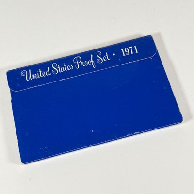 LOT 53: United States Mint Proof Sets - 1968-1971 - 40% Silver Half Dollars
