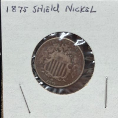 LOT 73: Collection of Antique US Shield Nickels - 1800s