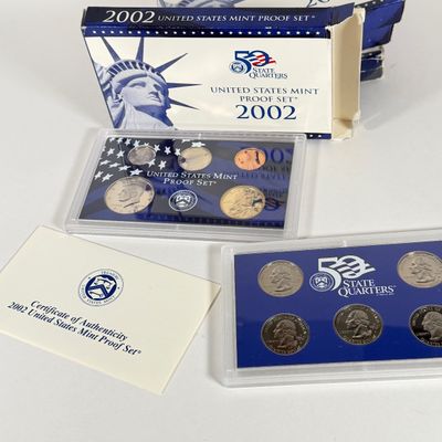 LOT 49: United States Mint Proof Sets - 1999-2004