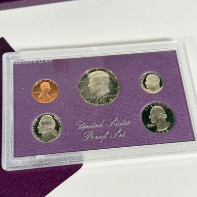 LOT 51: United States Mint Proof Sets - 1980s