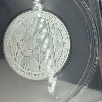 LOT 115: Three ANACS Graded PR70 DCAM and Slabbed 2019-S .999 Fine Silver US Quarters All Certified # 244 of 973