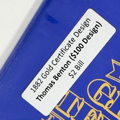 LOT 41: Hybrid $2 Bill w. Commemorative Art Overlays in Cases w/ Certificates from Merrick Mint (4)