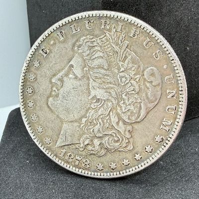 LOT 112: 1878 Morgan Silver Dollar Coin
