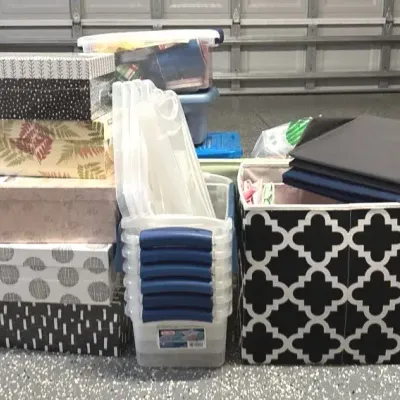 Storage Containers & Gift Supplies Lot