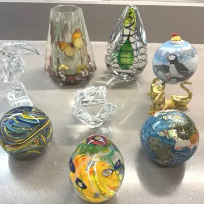 Waterford Figurines & Art glass Paperweights