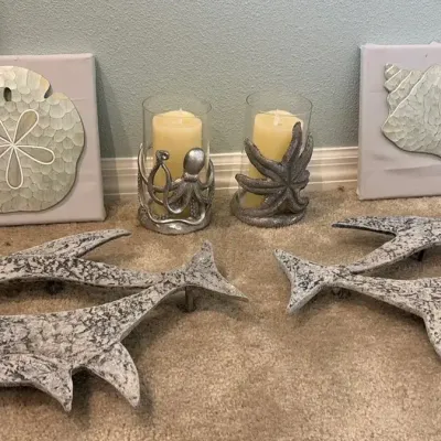 Sea Life Decor-Seahorse Print, Fish Wall Decor And More