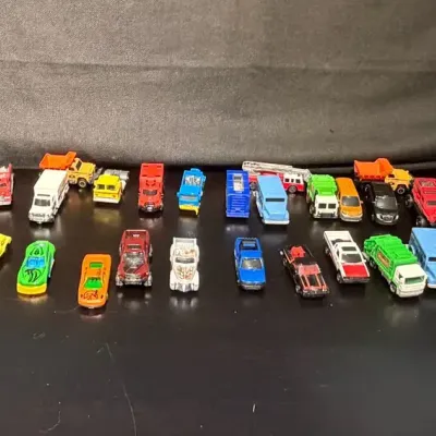 Awesome Lot Of Matchbox/Toy Cars And Make It Blocks