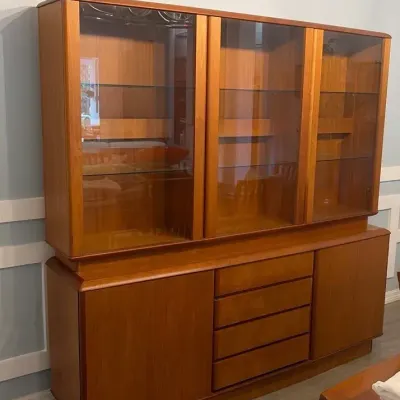 Nordic Furniture Teak Display Hutch
