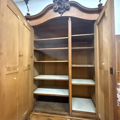 Inside armoire-lots of storage 
