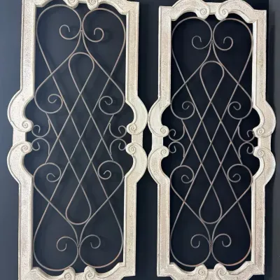 Iron Scrollwork Wall Decor