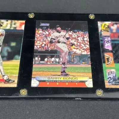 Barry Bonds Display Plaque 