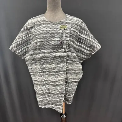Asymmetrical Short Sleeve Wrap/Top