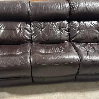Plush Reclining Sofa  
