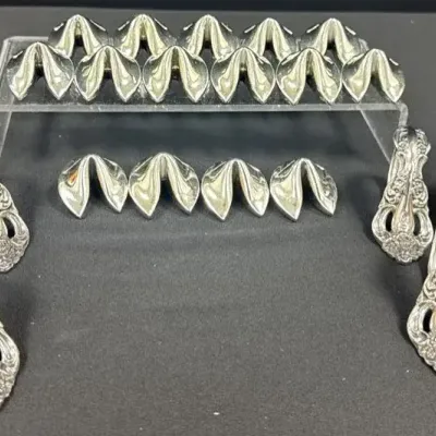 Onieda Napkin Rings & Fortune Cookie Card Holders  