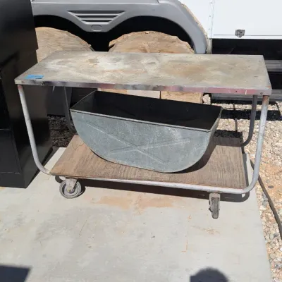 Sale Photo Thumbnail #440: HEAVY DUTY STEEL CART
