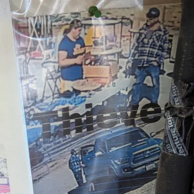 Sale Photo Thumbnail #492: More wall of shame - put many items inside ice chest and left w/o paying