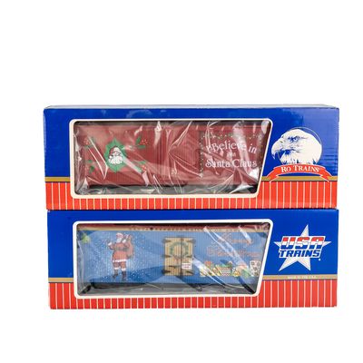 Sale Photo Thumbnail #67: 1988 & 2007 RO USA Trains Christmas Railway Cars