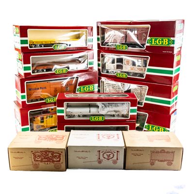 Sale Photo Thumbnail #3: L.G.B. Wilson Circus Train Set Almost Complete